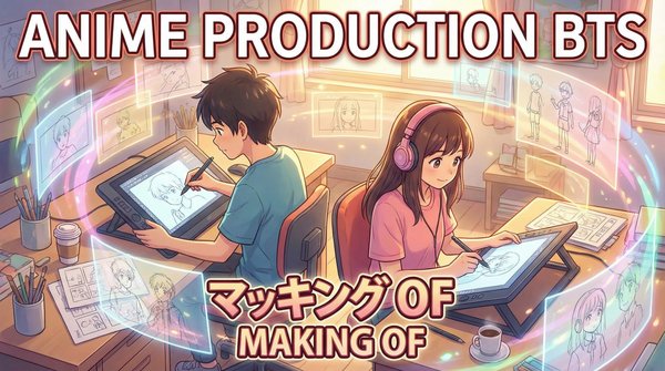 蘑菇视频动画制作幕后视频